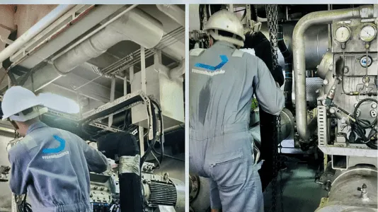 Vessel AC repair