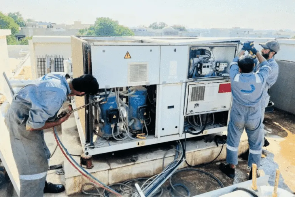 industrial chiller system repair in uae