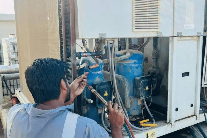 When a system runs low on gas, the compressor has to work much harder to cool the building. This causes the machinery to overheat and can permanently destroy the motor.