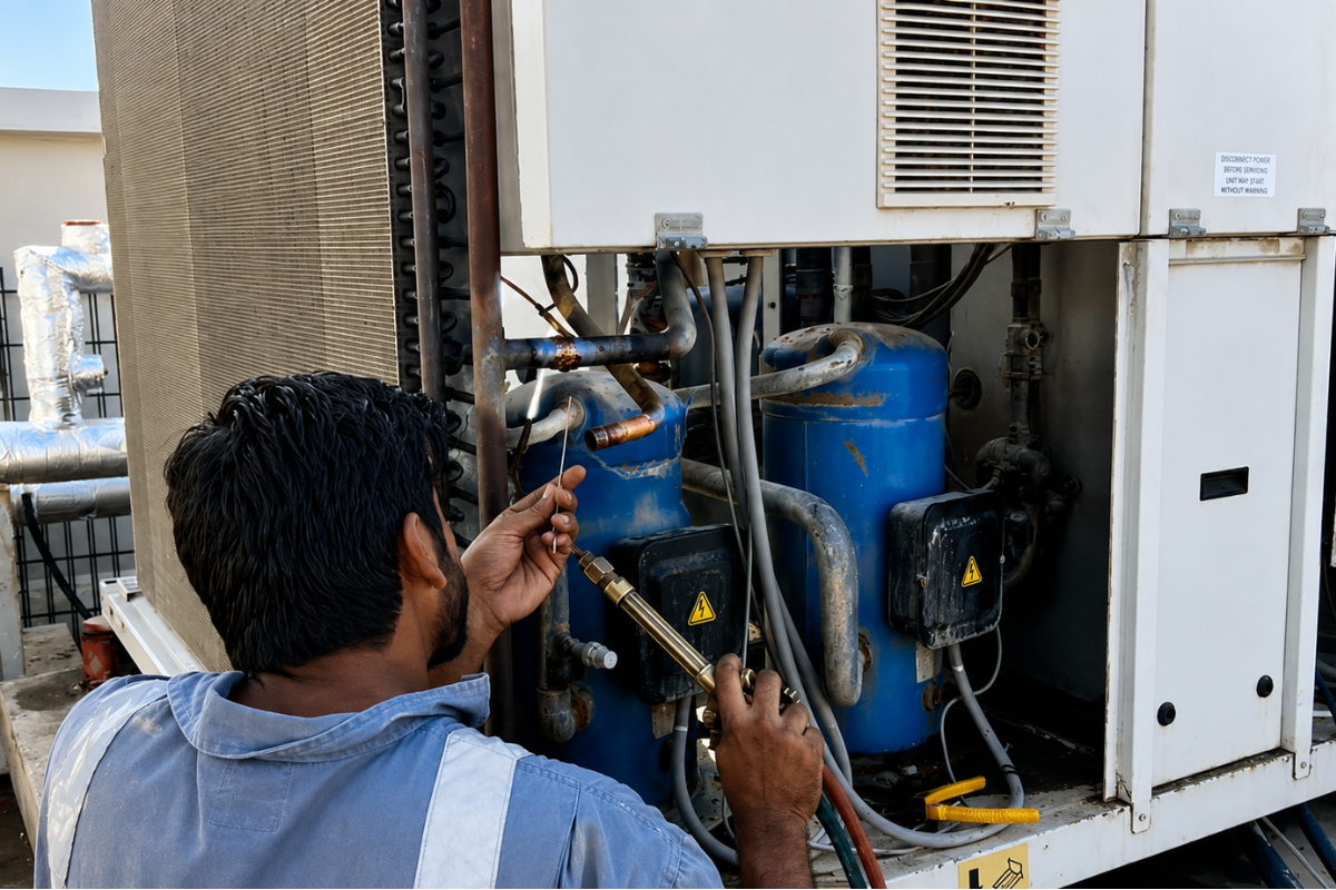 Why Preventive Servicing and Timely Industrial Chiller System Repair in Dubai Protect Your Machine’s Lifespan